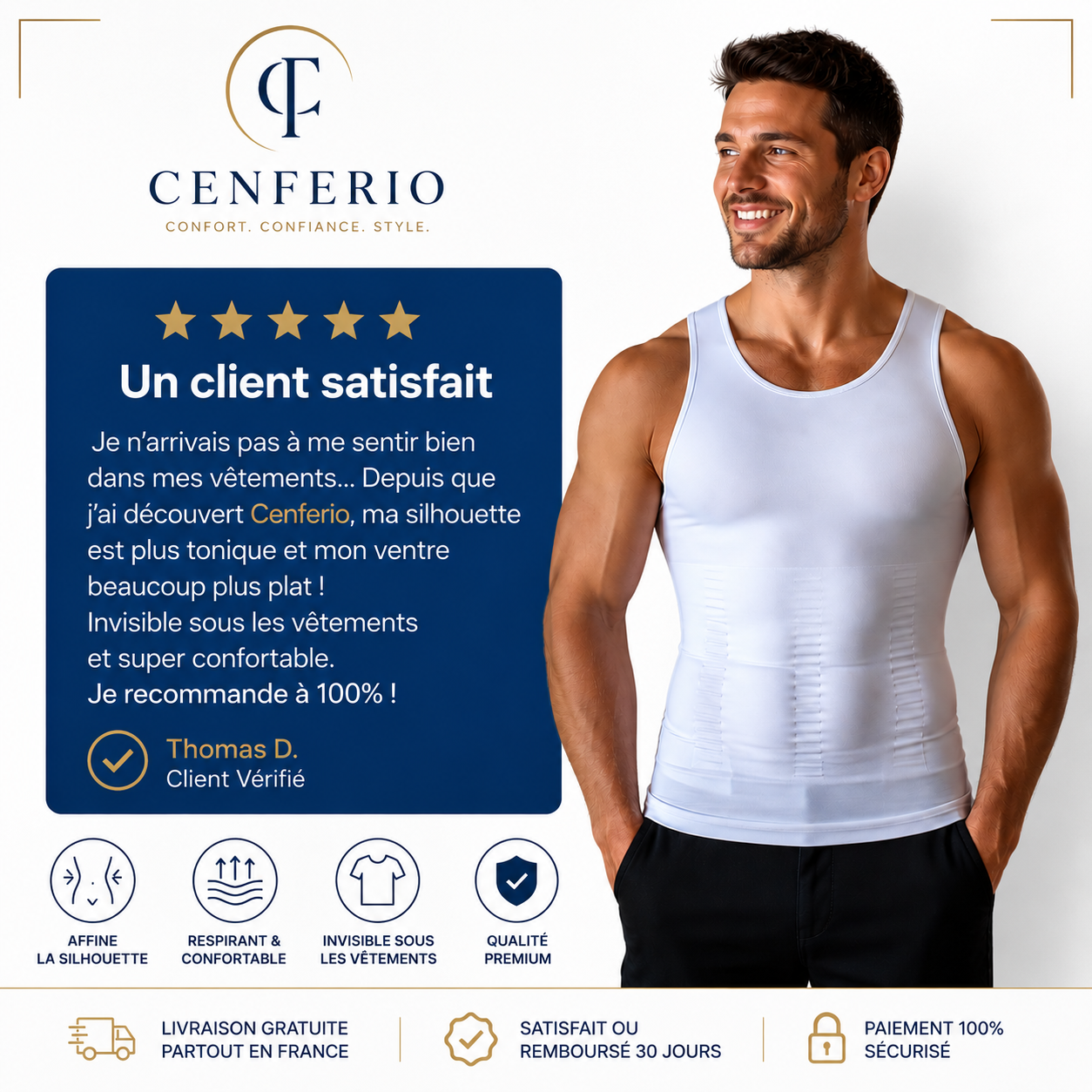 Cenferio™ – Affinez Votre Silhouette Instantanément