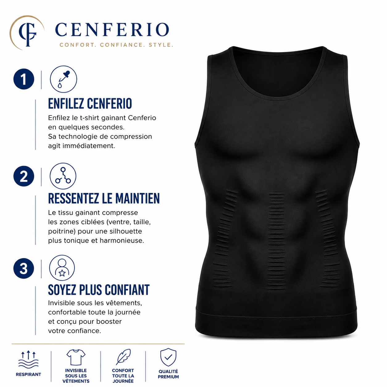 Cenferio™ – Affinez Votre Silhouette Instantanément